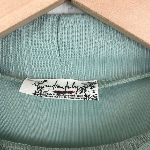 Intimately by Free People Mock Neck Tank Top Mint M - Picture 4 of 6